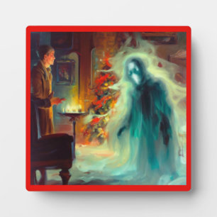 Christmas Carol Ghost of Christmas Future Plaque