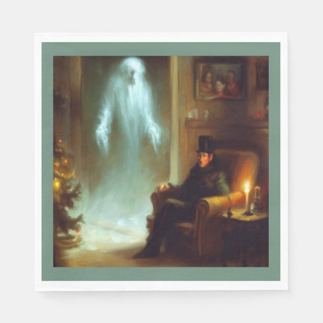Christmas Carol Ghost of Christmas Past Napkin (Front)