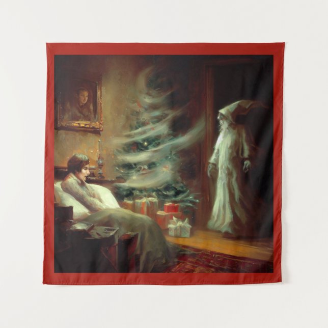 Christmas Carol Ghost of Christmas Present Tapestry (Front)