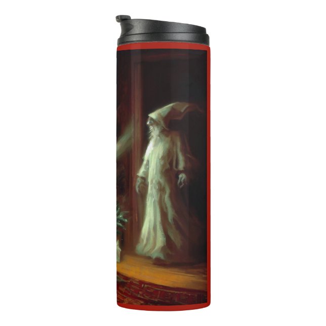 Christmas Carol Ghost of Christmas Present Thermal Tumbler (Rotated Right)