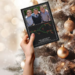 Christmas Carol Grammar Diagram Holiday Photo<br><div class="desc">Christmas Carol Grammar Diagram Holiday Photo Card All of your friends will be impressed that you know how to diagram sentences! You don't even have to give us the credit! ;-) Festive text on a faux chalkboard background. Easy to customize with text, fonts, and colours. Created by Zazzle pro designer...</div>