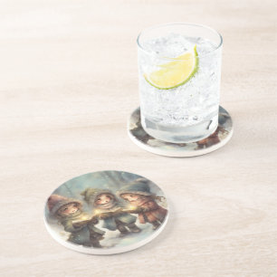 Christmas Carolers Coaster