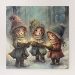 Christmas Carolers  Jigsaw Puzzle