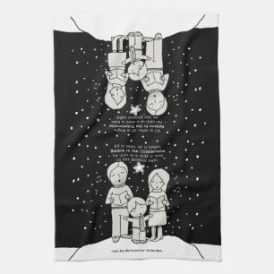 Christmas Caroling Kitchen Towel