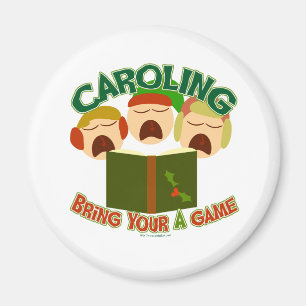 Christmas Caroling Magnet