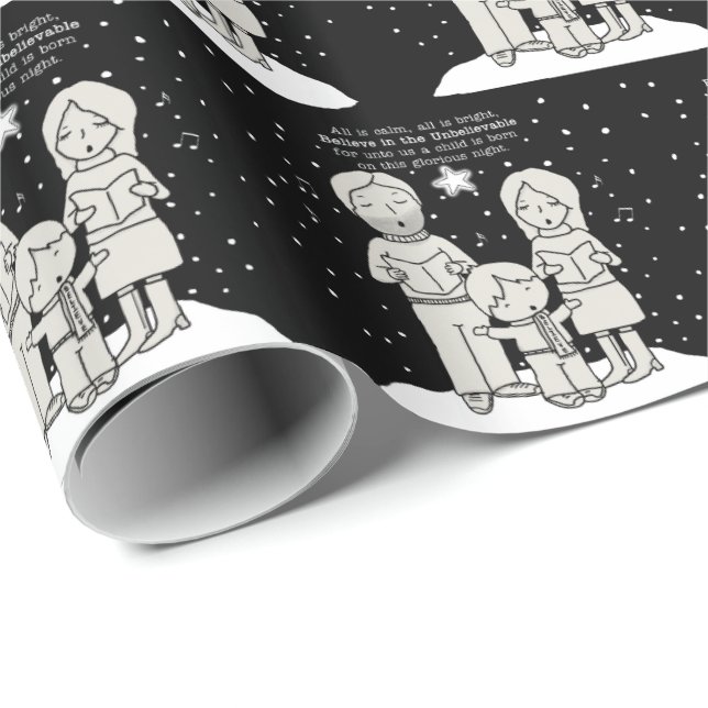 Christmas Caroling Wrapping Paper (Roll Corner)
