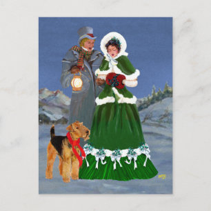 Christmas Carols Holiday Postcard