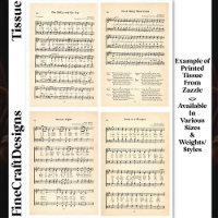Christmas Carols Hymns Sheet Music DV1 Decoupage