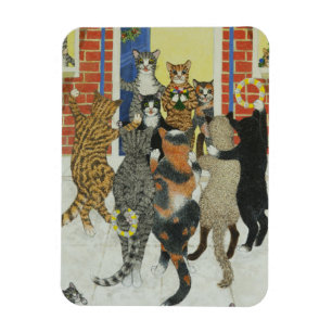 Christmas carols magnet
