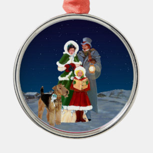 Christmas Carols Metal Ornament
