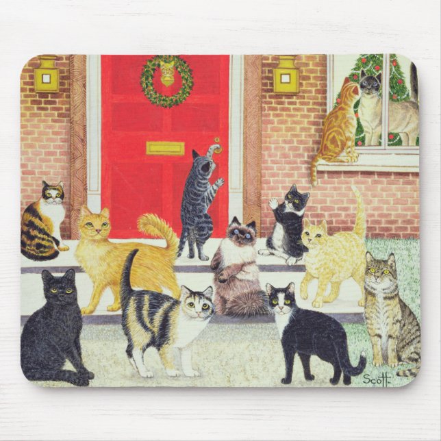 Christmas Carols Mouse Pad (Front)