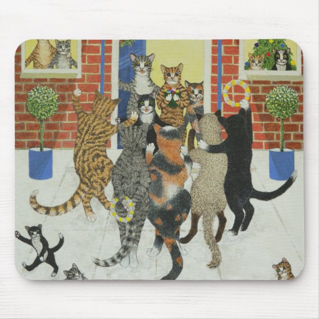 Christmas carols mouse pad (Front)