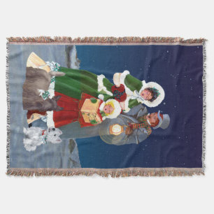 Christmas Carols Throw Blanket