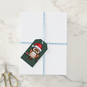 Christmas cart gift tags