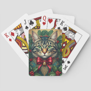 Christmas Cat 2024 Playing Cards