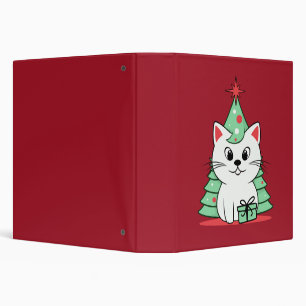 Christmas cat binder