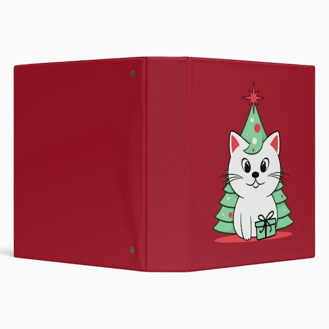 Christmas cat binder (Background)