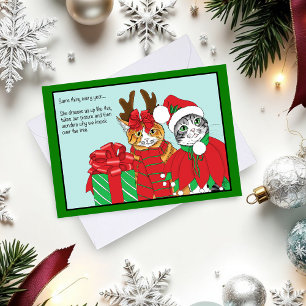Christmas Cat Buddies Card