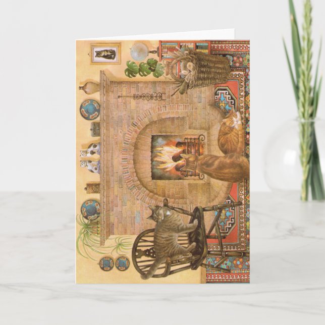 CHRISTMAS CAT CARDS (Front)