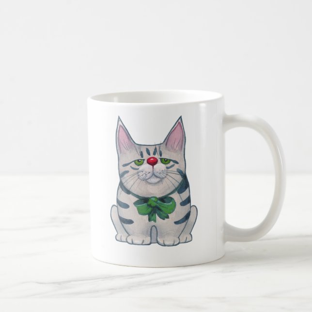 Christmas Cat Coffee Mug (Right)