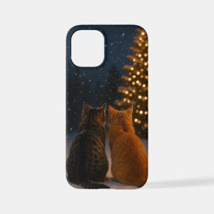 Christmas Cat Couple iPhone Case 12 mini