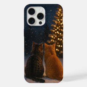 Christmas Cat Couple iPhone Case 15 Pro Max