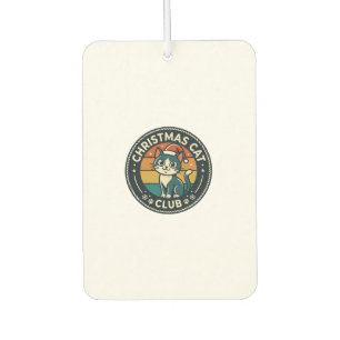 Christmas Cat Cute Kitty Design - Christmas Cat Cl Air Freshener