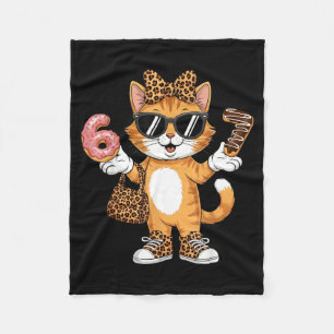 Christmas Cat For Women 6 7 Tee Meme Leopard Bow X Fleece Blanket