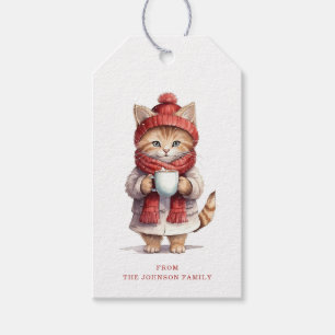 Christmas Cat Gift Tags