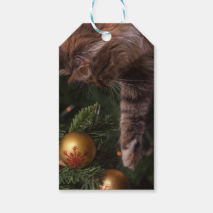 Christmas Cat Gift Tags