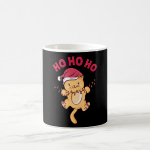 Christmas Cat Ho Ho Ho Coffee Mug