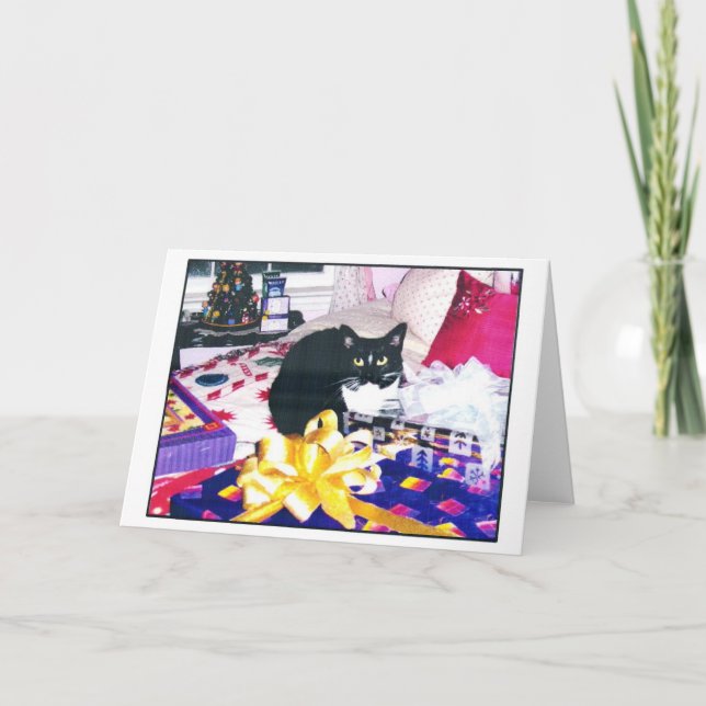 CHRISTMAS CAT HOLIDAY CARD (Front)