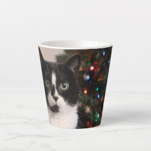 Christmas Cat Latte Mug