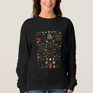 Christmas Cat Lover Gift For Cat Owner Sweatshirt