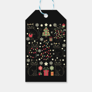 Christmas Cat Lover Gift For Cat Owner Tags