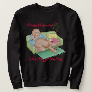 Christmas Cat - Meowry Christmas Sweatshirt