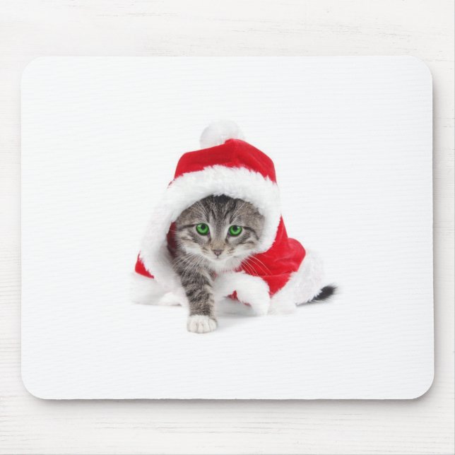 Christmas cat mouse pad (Front)