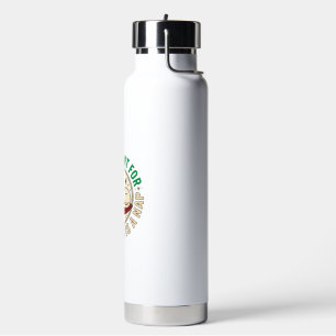Christmas Cat Nap Holiday Design Water Bottle