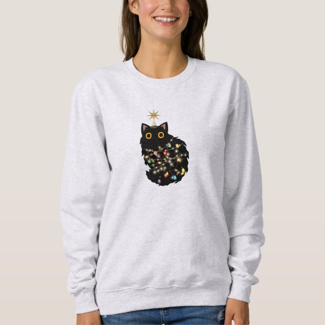 Christmas Cat Sweatshirt (Front)