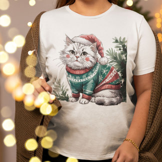 Christmas Cat T-Shirt