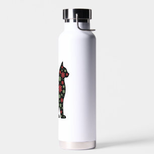 Christmas Cat T-Shirt Water Bottle