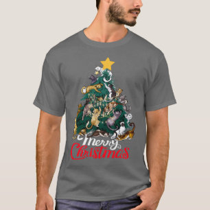 Christmas Cat Tree Xmas Funny 1 T-Shirt