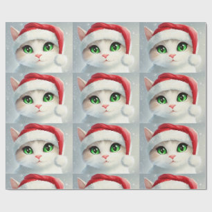 Christmas Cat  Wrapping Paper