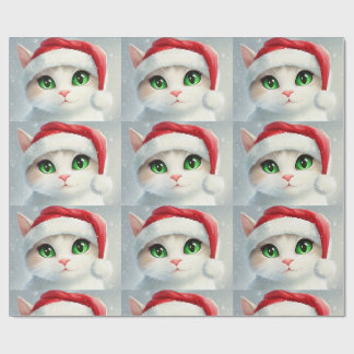 Christmas Cat  Wrapping Paper