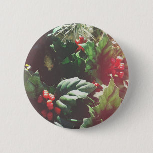 Christmas Catctus 2 Inch Round Button