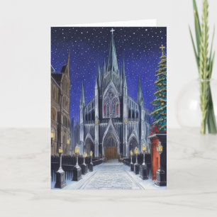 Christmas Cathedral Holiday Card