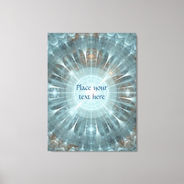 Christmas Cathedral Window Canvas Print (Front)
