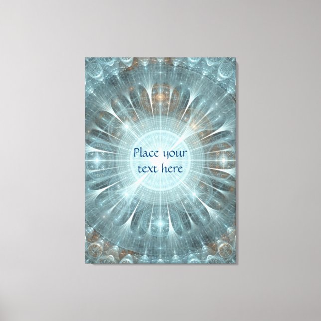 Christmas Cathedral Window Canvas Print (Front)