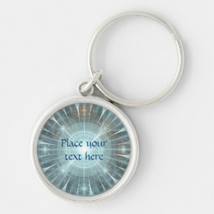 Christmas Cathedral Window Keychain