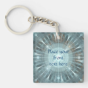Christmas Cathedral Window Keychain